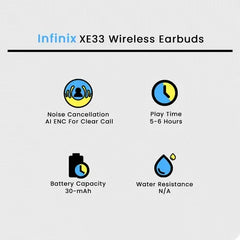 Infinix XE33 Wireless Earbuds
